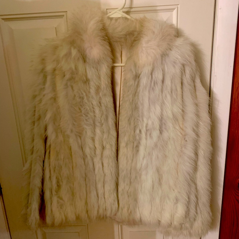 White Rabbit Fur Coat